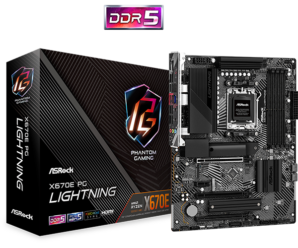 アスロック　ASRock X670E PG LIGHTNING マザーボード ASRock | X670E PG Lightning